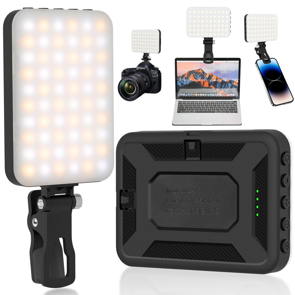 Rechargeable Clip-On Selfie Light