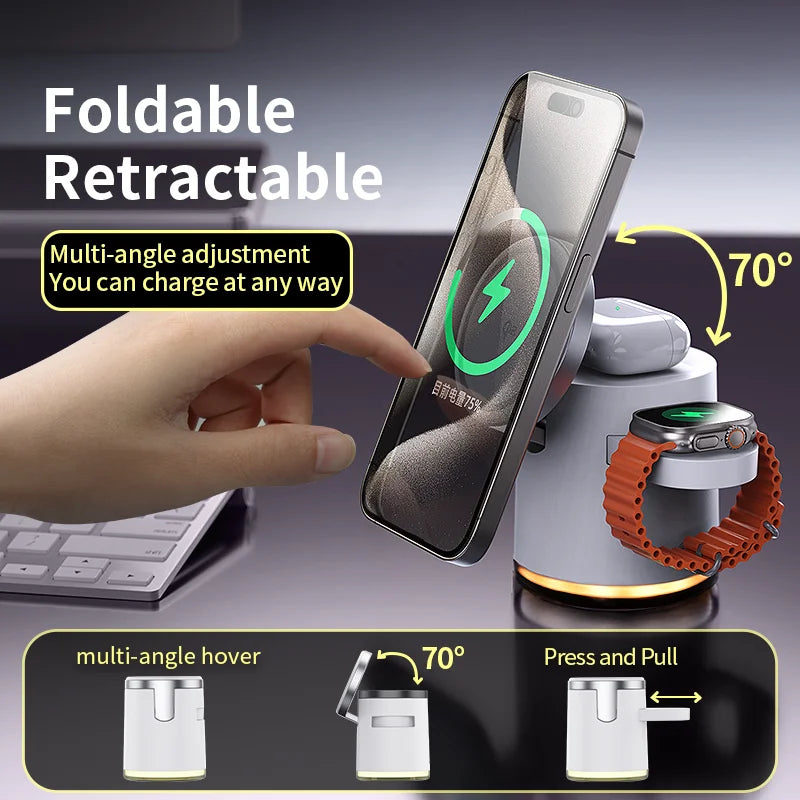 Foldable Fast Wireless Charging Stand