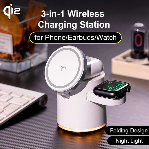 Foldable Fast Wireless Charging Stand